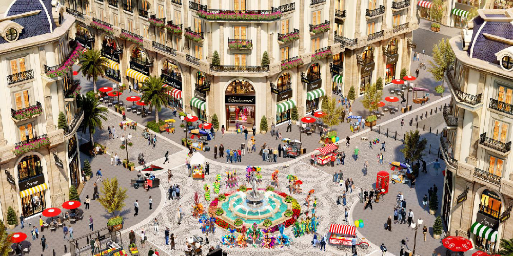 Phố đi bộ Royal Vạn Phúc City