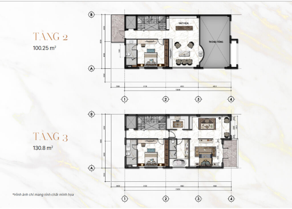 Mẫu biệt Mansion Van Phuc - Mãu biệt thự song lập